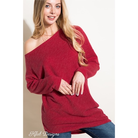 ❤️LAST 1! Asymmetric Hem One Shoulder Softest Top! - Picture 8 of 9